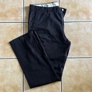 Volcom black chino pants 38